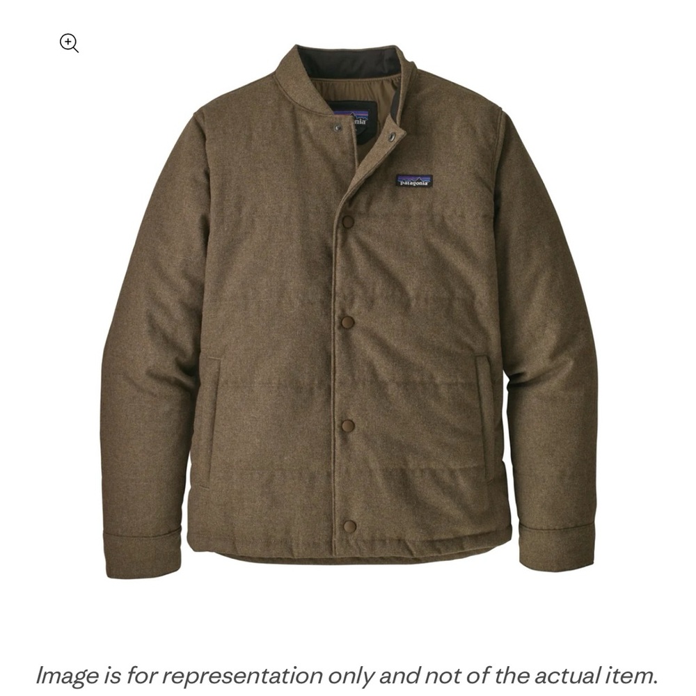 Patagonia Men's Brown Recycled Wool Jacket Size L
